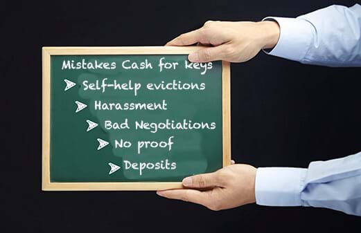 5 Mistakes with Cash for Keys