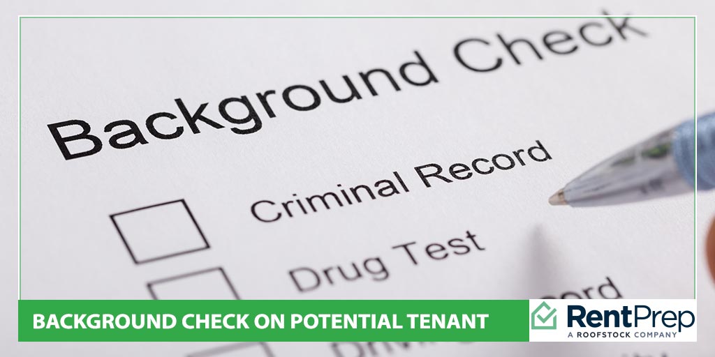 Background Check On Potential Tenant