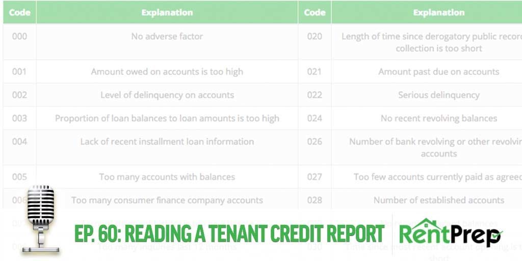 inquiry types on a tenant credit report