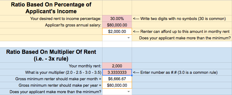 Rent To Income Ratio