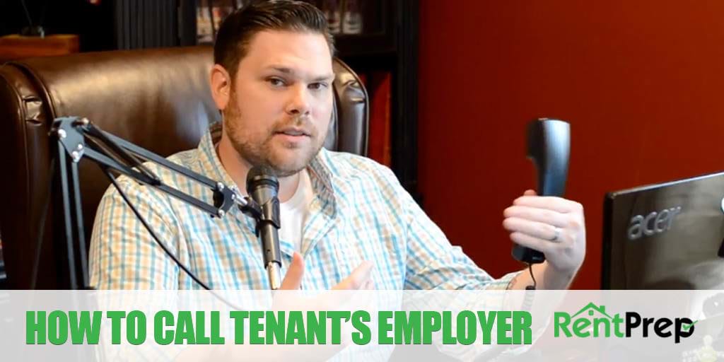 What to ask a tenant's employer?