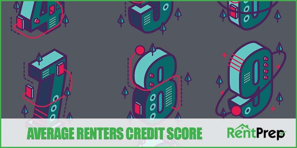 average renters credit score