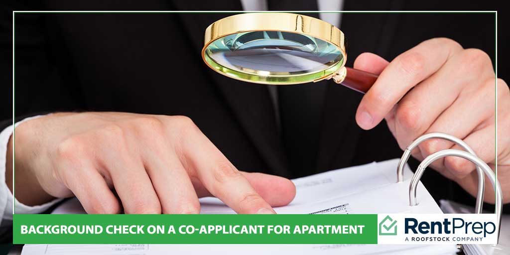 Background Check on a Co-Applicant for Apartment