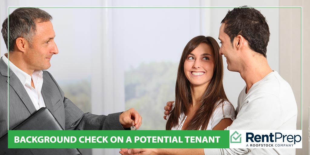 background check on a potential tenant