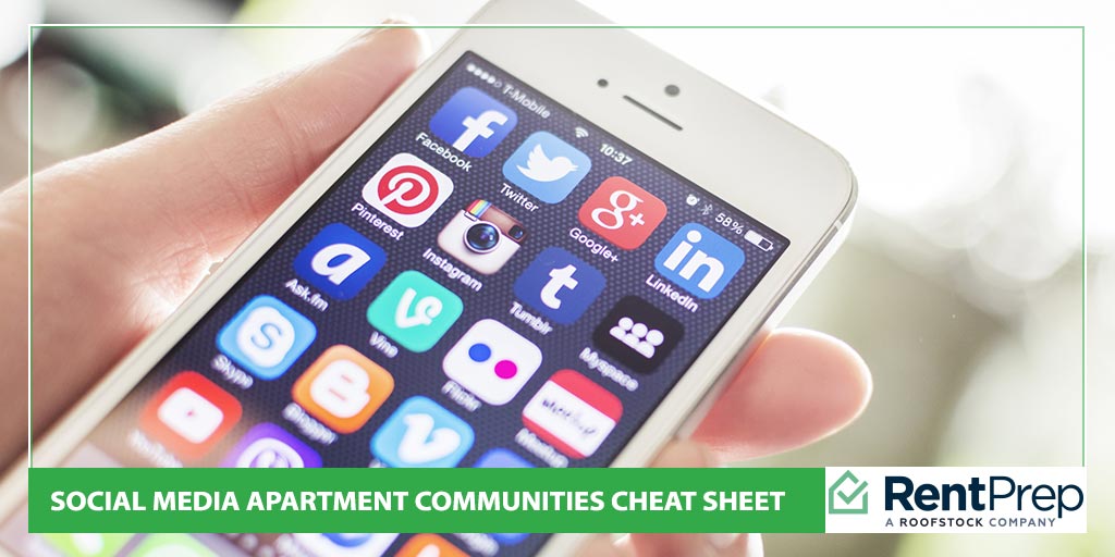 social media apartment communities cheat sheet