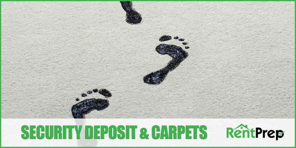 can I charge securtiy deposit for dirty carpets