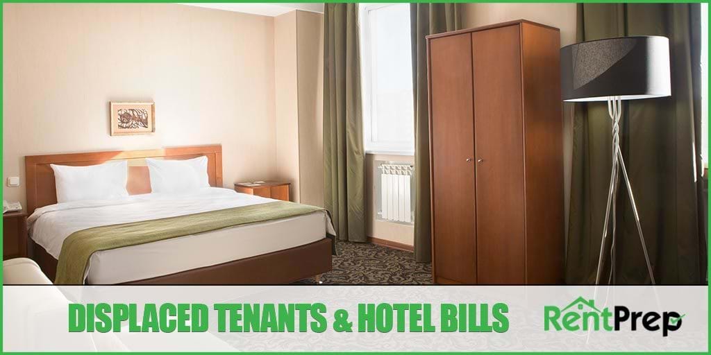 landlord's responsibility for hotel bills