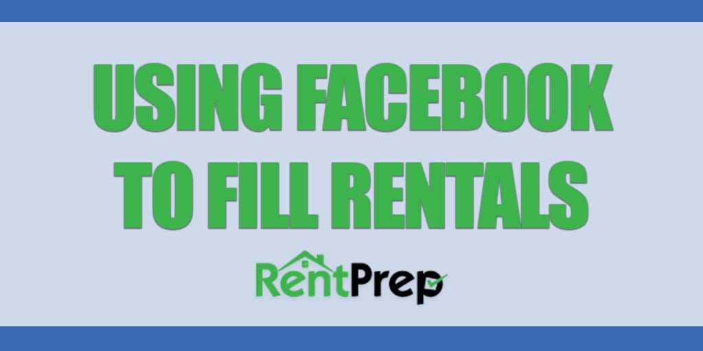 using facebook to fill rental vacancies