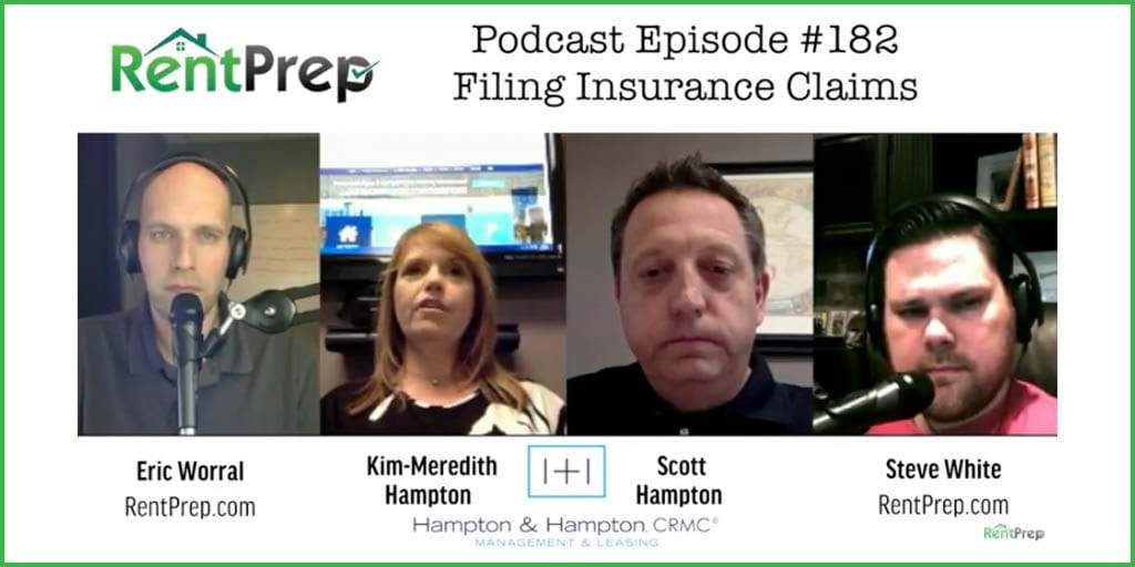 Podcast 182: how to file insurance claims on rental properties