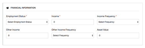 tenant screening based on income