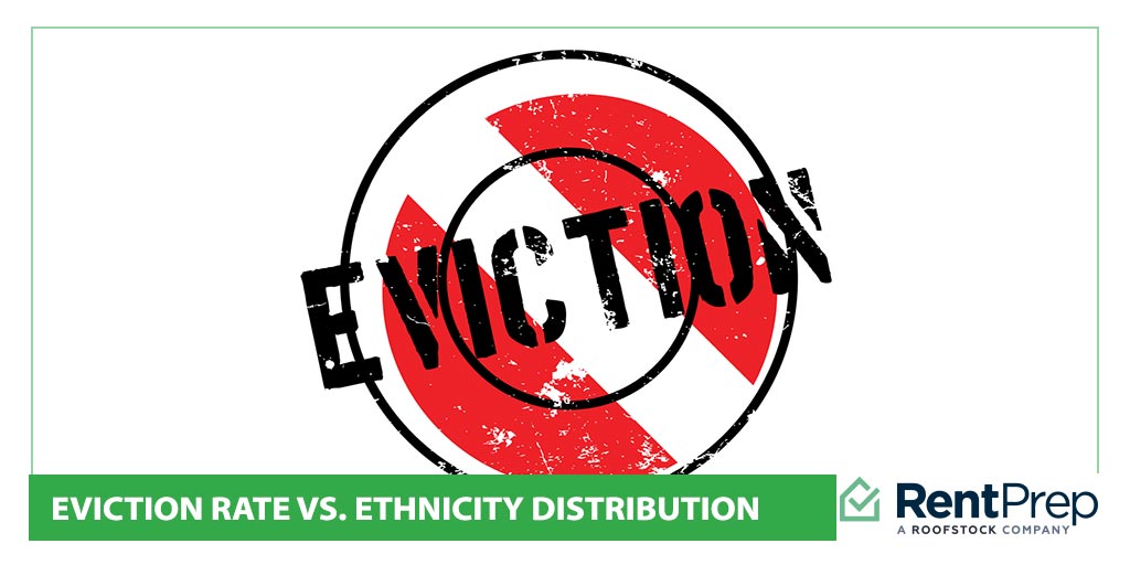 Eviction Rate vs. Ethnicity Distribution