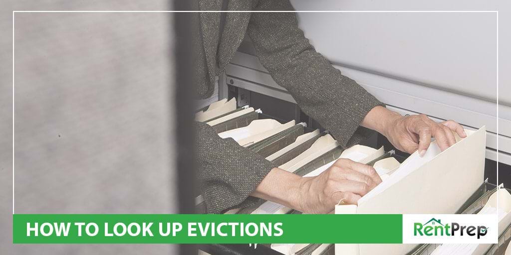 how to look up evictions
