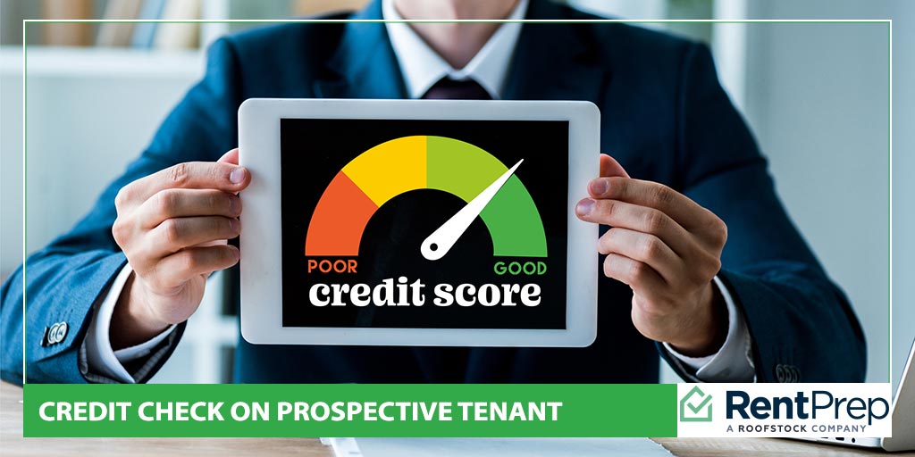 credit check on prospective tenant
