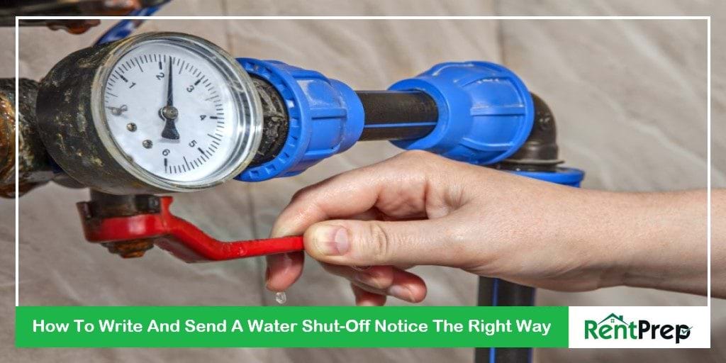 water shut off notice to tenant template