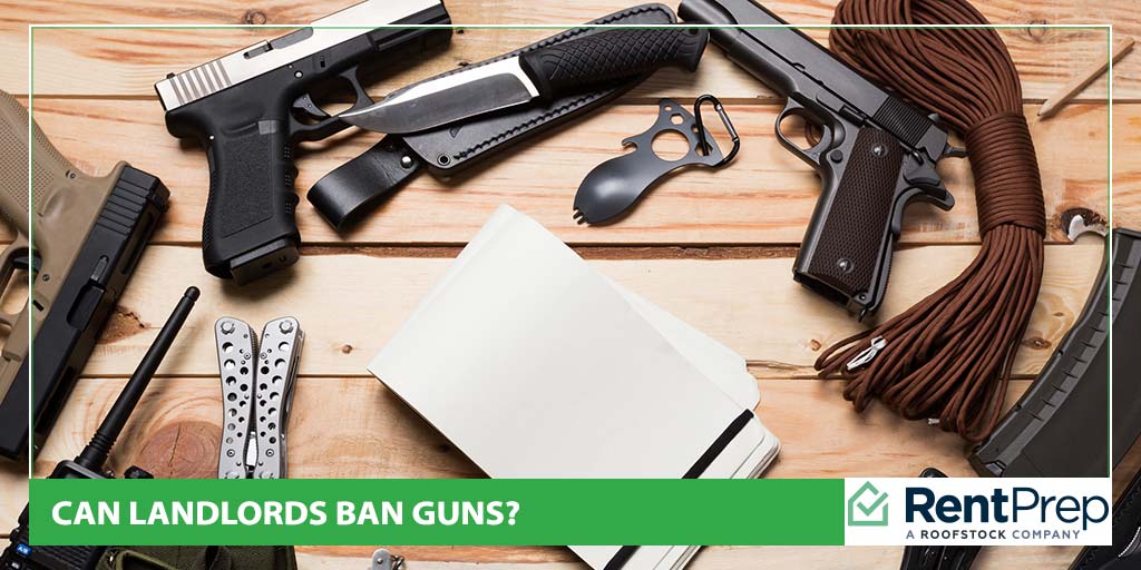 can landlords ban guns