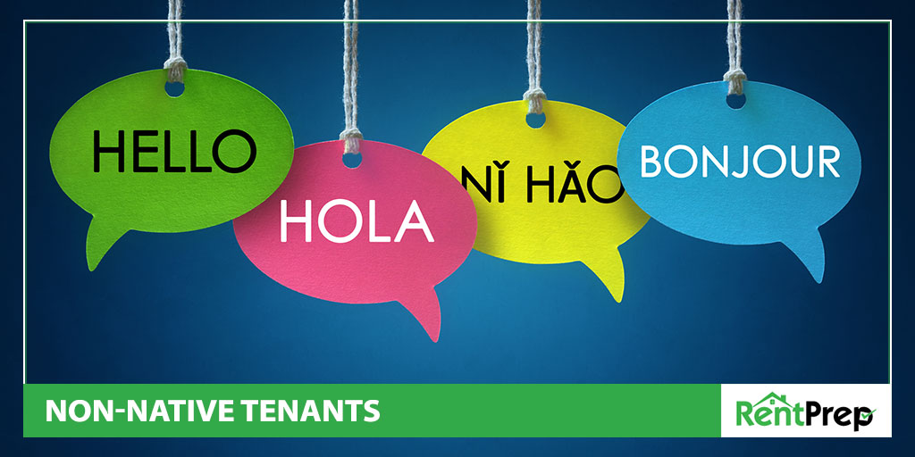 tenants that speak another language