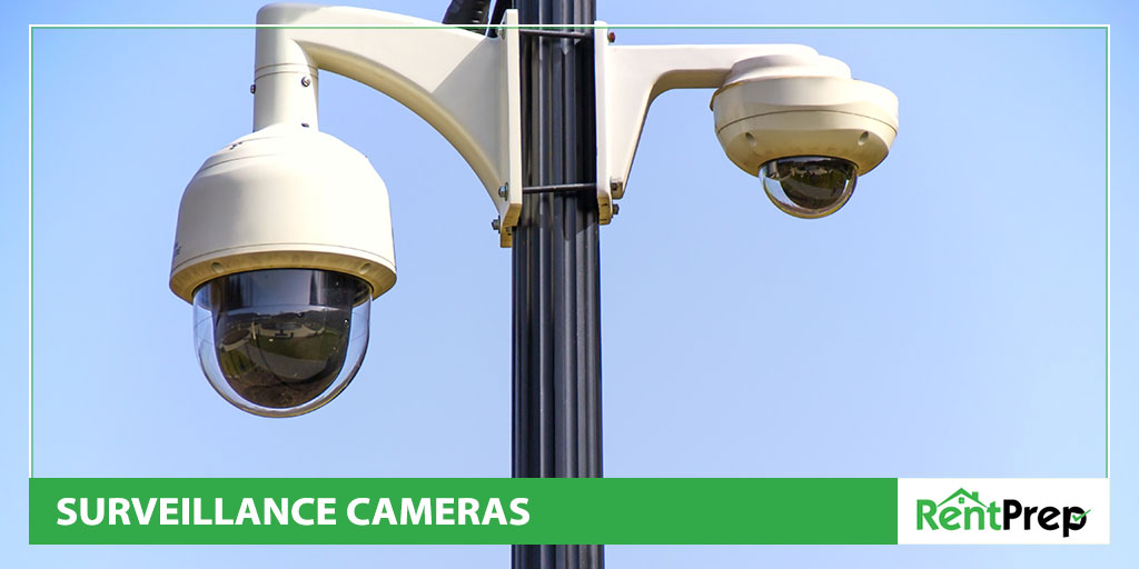 put up surveillance cameras