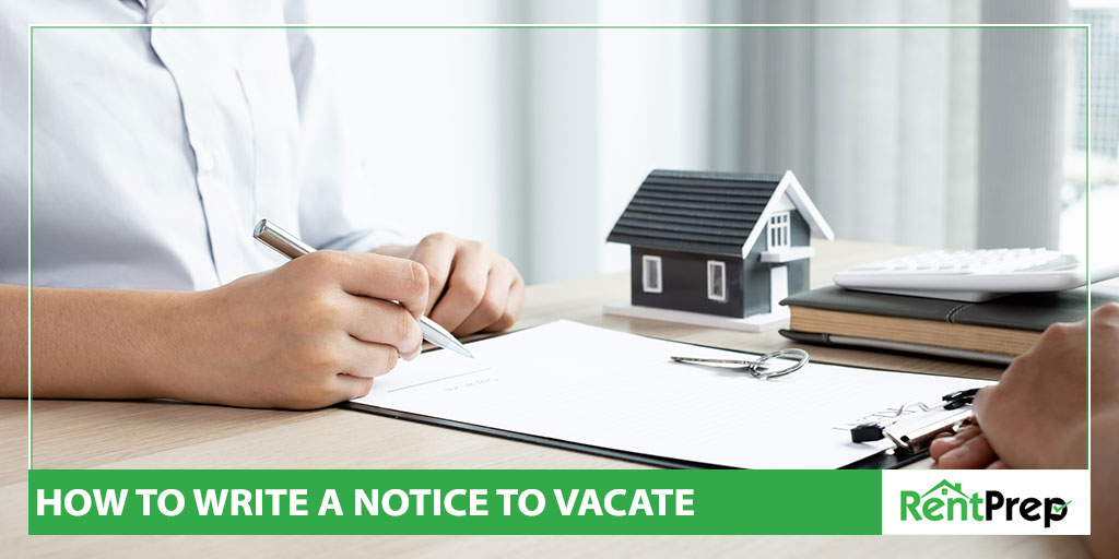 landlord notice to tenant to vacate letter