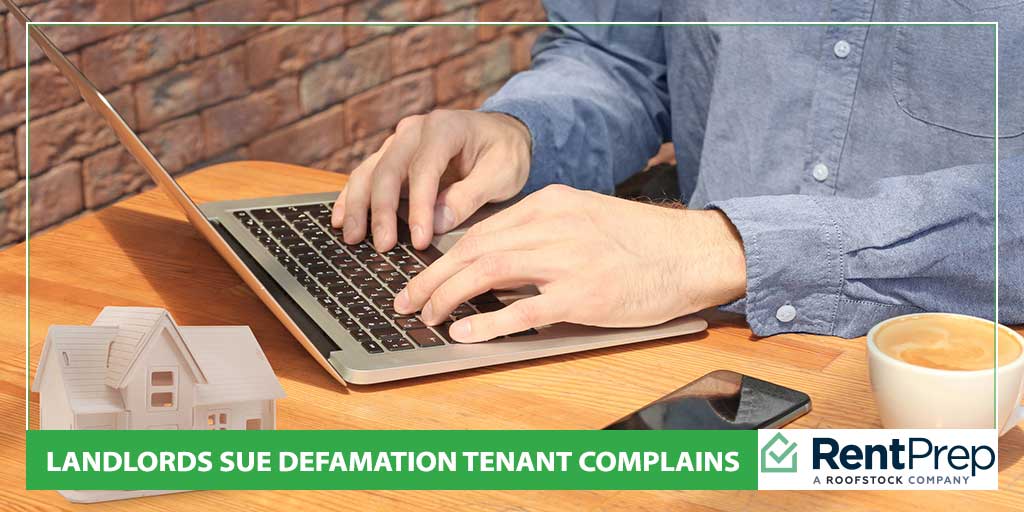 landlords sue defamation tenant complains