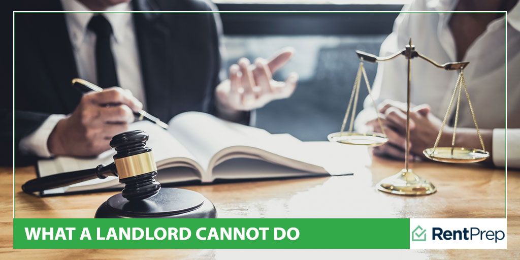 what a landlord cannot do