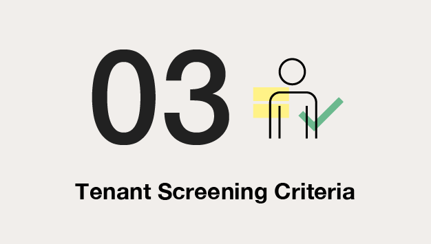 Step 3: Tenant Screening Criteria
