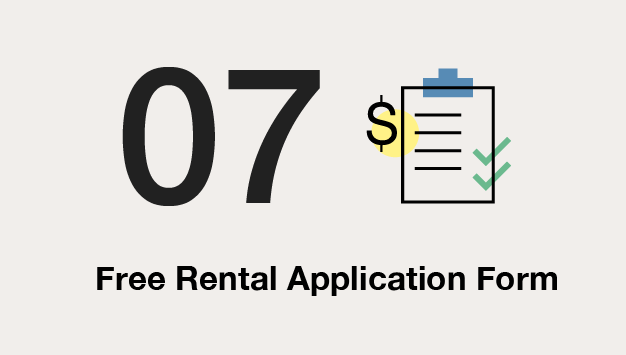Step 7: Free Rental Application Form