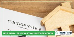 how many lease violations before eviction